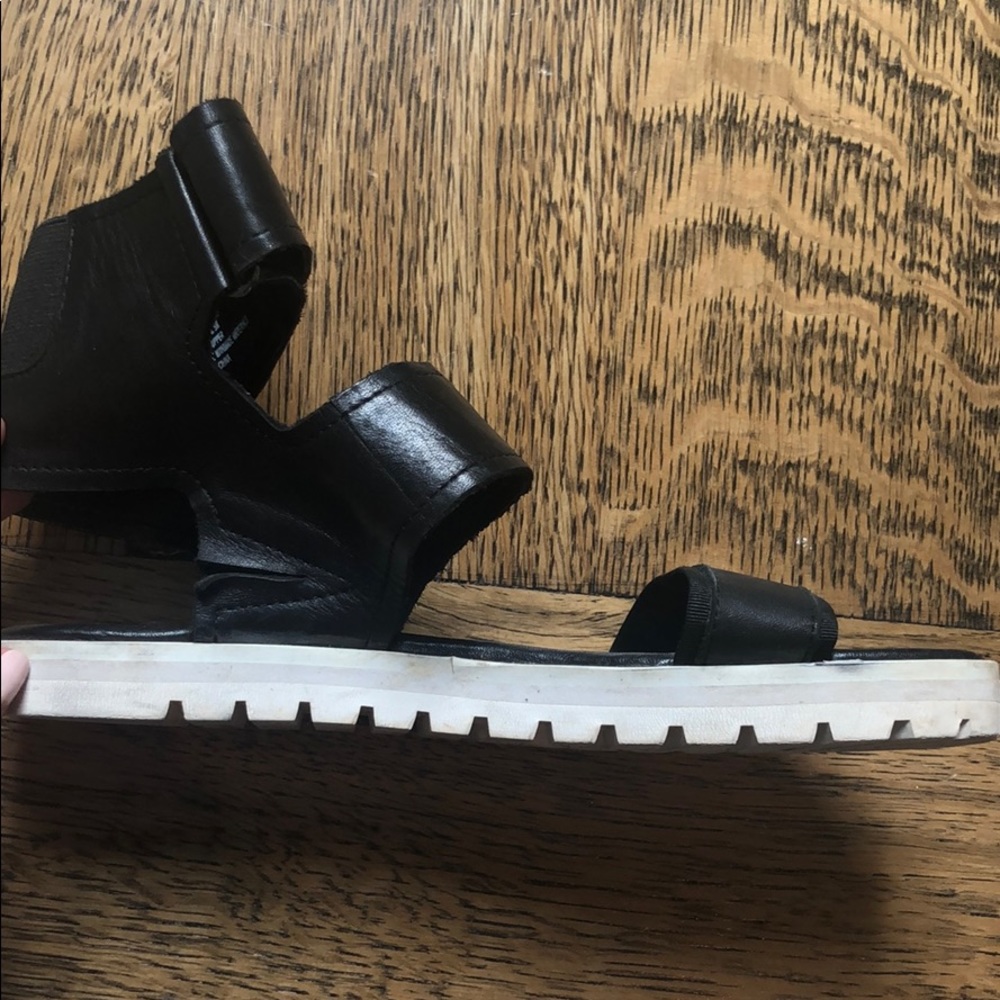 Black Strappy Sandals